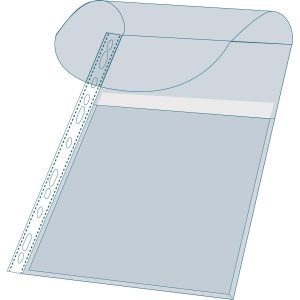 Exacompta Zeigetasche Känguruh A4, Transparent