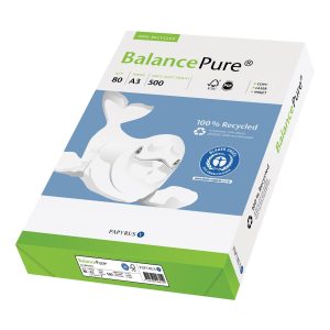 Balancepure Kopierpapier A3, Hochweiss, 80 g/m², 500 Blatt