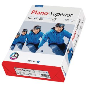 Plano Kopierpapier Superior A4, Hochweiss, 120 g/m², 250 Blatt