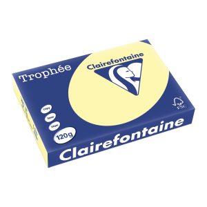 Clairefontaine Kopierpapier TrophéeColoredCopy FSC A4, Gelb,120 g/m²