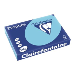 Clairefontaine Kopierpapier TrophéeColoredCopy FSC A4, Dunkelblau,120 g/m²