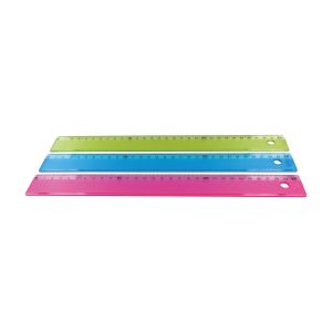 KUM Lineal Pop 30 cm, Assortiert, 1 Stück
