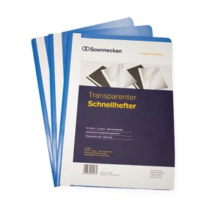 Soennecken Schnellhefter A4, 1 Paket à 10 Stück, Blau