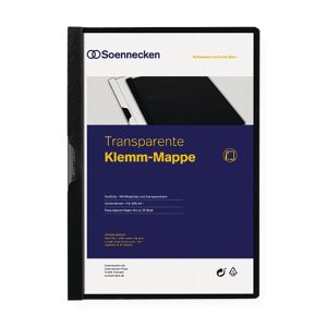 Soennecken Klemmhefter A4, Schwarz