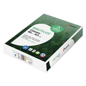 Nautilus Kopierpapier Classic A3, Weiss, 80 g/m², 500 Blatt