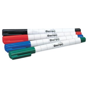 Berec Whiteboard-Marker Schmal 4er-Set