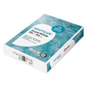 Nautilus Kopierpapier Super White A4, Weiss, 80 g/m², 500 Blatt