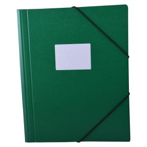 office focus Gummibandmappe A4 mit Etikette Grün