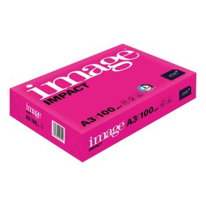Image Kopierpapier Impact A3, Hochweiss, 100 g/m², 500 Blatt