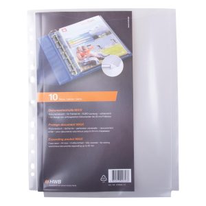 HWB Zeigetasche Maxi PP 180 A4, volldeckend, 10 Stück