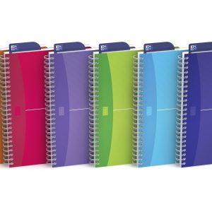 Oxford Notizbuch MyColours A5, Liniert, Assortiert, 5 Stück