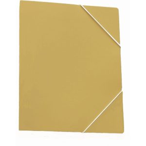 EROLA Gummibandmappe A4 Karton, Gelb