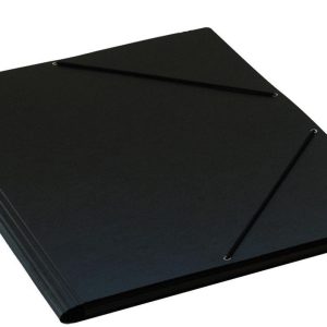 EROLA Gummibandmappe A3 Pressspan Schwarz
