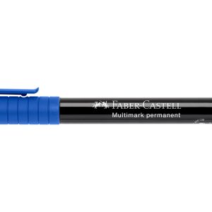 Faber-Castell Permanent-Marker Multimark F, Blau