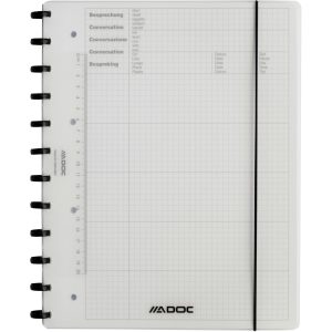 Adoc Notizheft Meeting-Ex A4, kariert