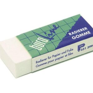 Büroline Radiergummi Papier und Folie 40 Stück