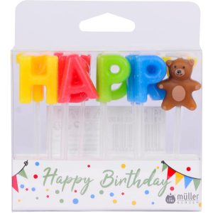 müller Kerzen Kerze «Happy Birthday» 14-teilig