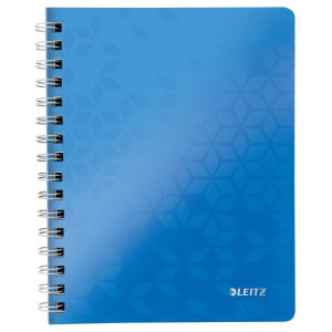 Leitz Notizheft Wow College A5, Kariert, Blau
