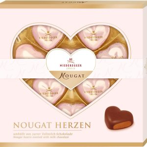 Niederegger Schokoladen-Pralinen Nougat Herzen 125 g