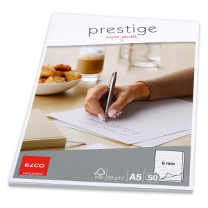 ELCO Notizblock Prestige A5, Liniert, 50 Blatt