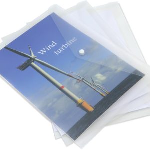 Rapesco Dokumentenmappe Eco Transparent, 5 Stück