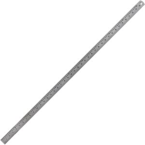 Linex Lineal aus Stahl 100 cm , Grau