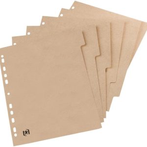 Oxford Register 5-teilig A4, Beige