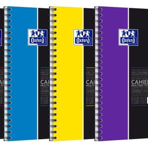 Oxford Notizheft A4+, kariert, Assortiert