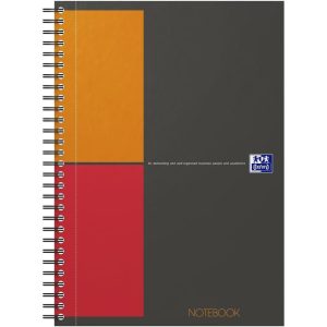 Oxford Notizbuch B5, kariert, Grau