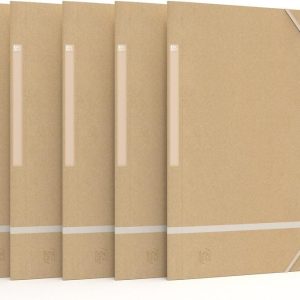 Oxford Gummibandmappe A4, Beige