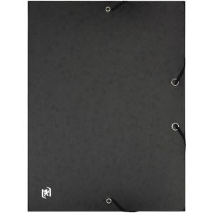 Oxford Gummibandmappe A4, Schwarz