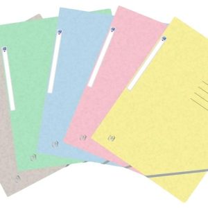 Oxford Gummibandmappe A4, Pastellfarben assortiert