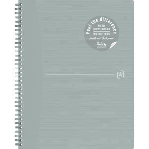 Oxford Notizbuch A4+, kariert, Hellgrau