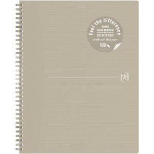 Oxford Notizbuch A4+, kariert, Beige