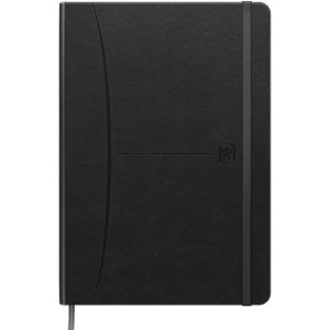 Oxford Notizbuch A5, liniert, Schwarz