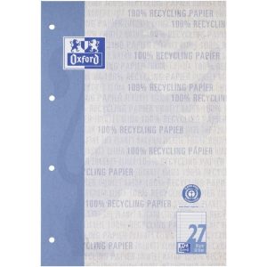 Oxford Notizblock A4, liniert, Blau