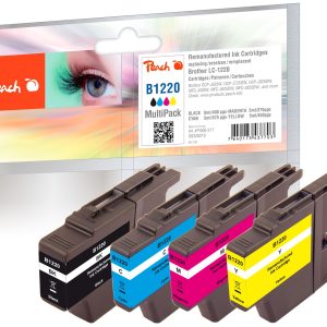 Peach Tinte Brother-1220 Mult-Pack Black/Cyan/Magenta/Yellow