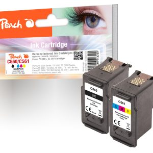 Peach Tinte Canon PG-560/CL-561 Multi-Pack 1x BK, 1x CMY