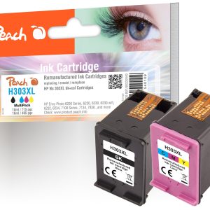 Peach Tinte HP No. 303XL Multi-Pack Black/Cyan/Magenta/Yellow