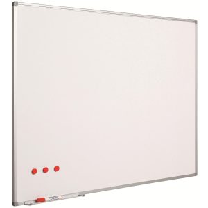 Berec Magnethaftendes Whiteboard Budgetline 90 cm x 120 cm, Weiss