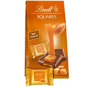 Lindt Schokoladen-Pralinen Squares Milk Caramel 144 g