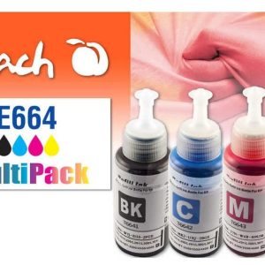 Peach Tinte Canon CISS T664640 Multi-Pack C, M, Y, BK