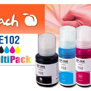 Peach Tinte Epson CISS 102 Multi-Pack C, M, Y, BK