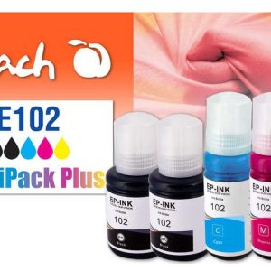 Peach Tinte Epson CISS 102 Multi-Pack+ C, M, Y, BK