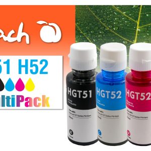 Peach Tinte HP CISS GT51/52 Multi-Pack C/M/Y/BK