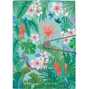 Herlitz Fächermappe Ladylike Jungle A4, 12 dehnbare Fächer