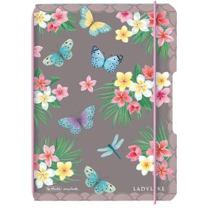 Herlitz Notizheft Ladylike Butterflies A6, 40 Blätter, punktiert