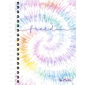 Herlitz Notizblock New Batik Freedom Kariert, 10.5 x 14.5 cm