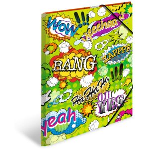HERMA Gummibandmappe A3 Comics, Polypropylen, mit Innendruck