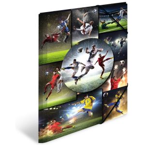 HERMA Gummibandmappe A3 Football, Polypropylen, mit Innendruck